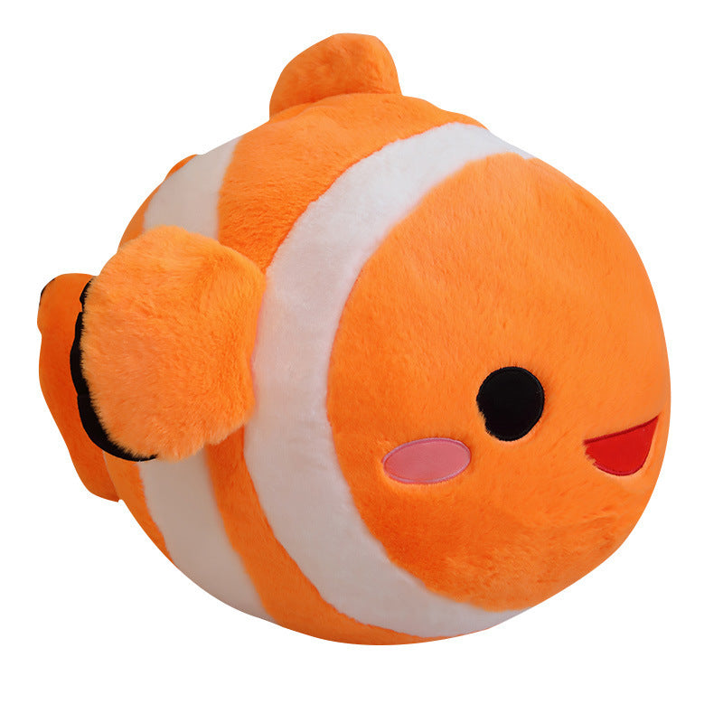 Clownfish Aquatic Plush Throw Pillow-1