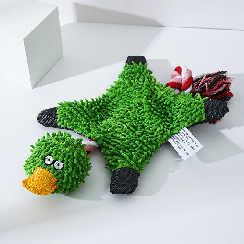 Mop Plush Pet Toy Duck Animal Dog Toys-0