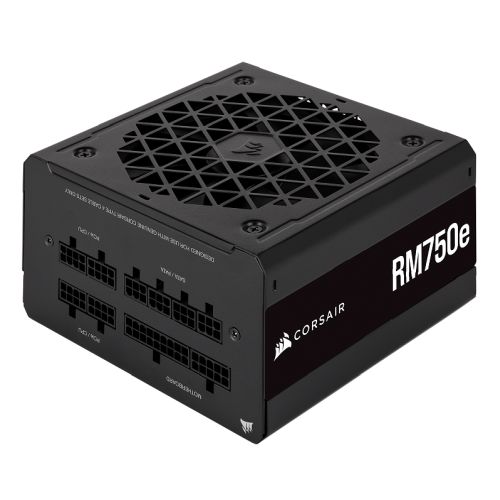 Corsair 750W RMe Series RM750e V2 PSU, Fully Modular, Rifle Bearing Fan, 80+ Gold, Zero RPM Mode, ATX 3.0, PCIe 5.0-0