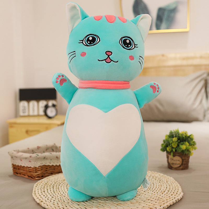 Plush Cat Couple Doll Cushions-3