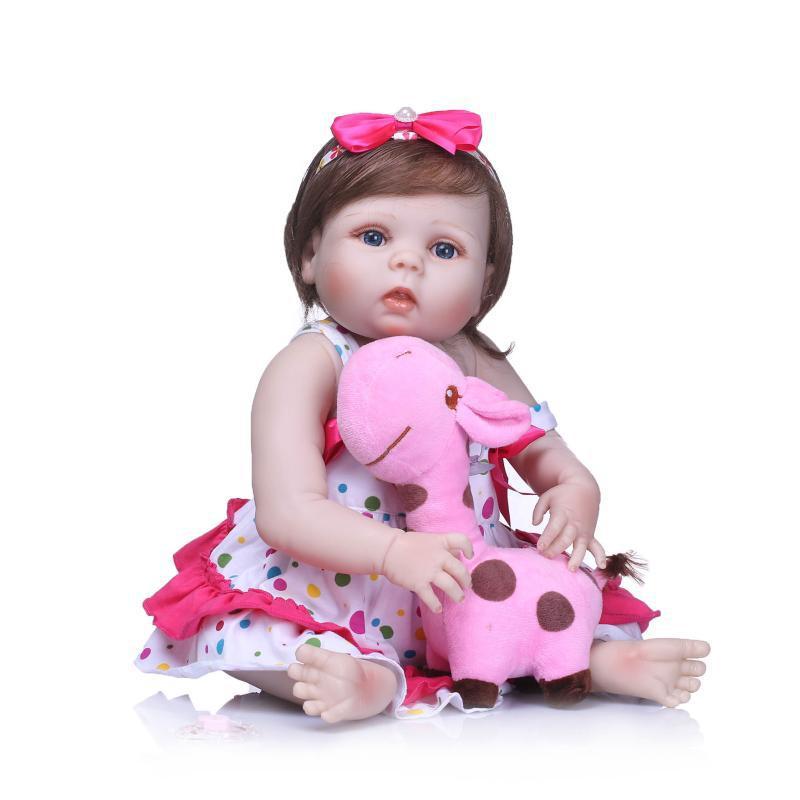 Simulation Baby Toys Cute Female Baby-0