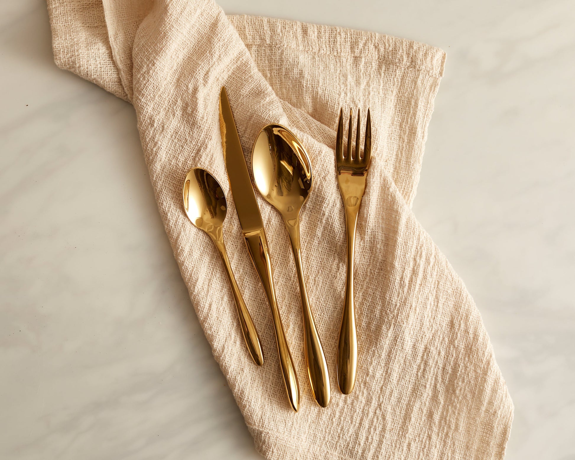 Milan Gold Stainless Steel Cutlery Sets x16/24 pieces-0