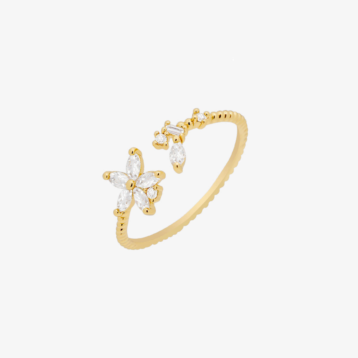 Flower cubic ring-0