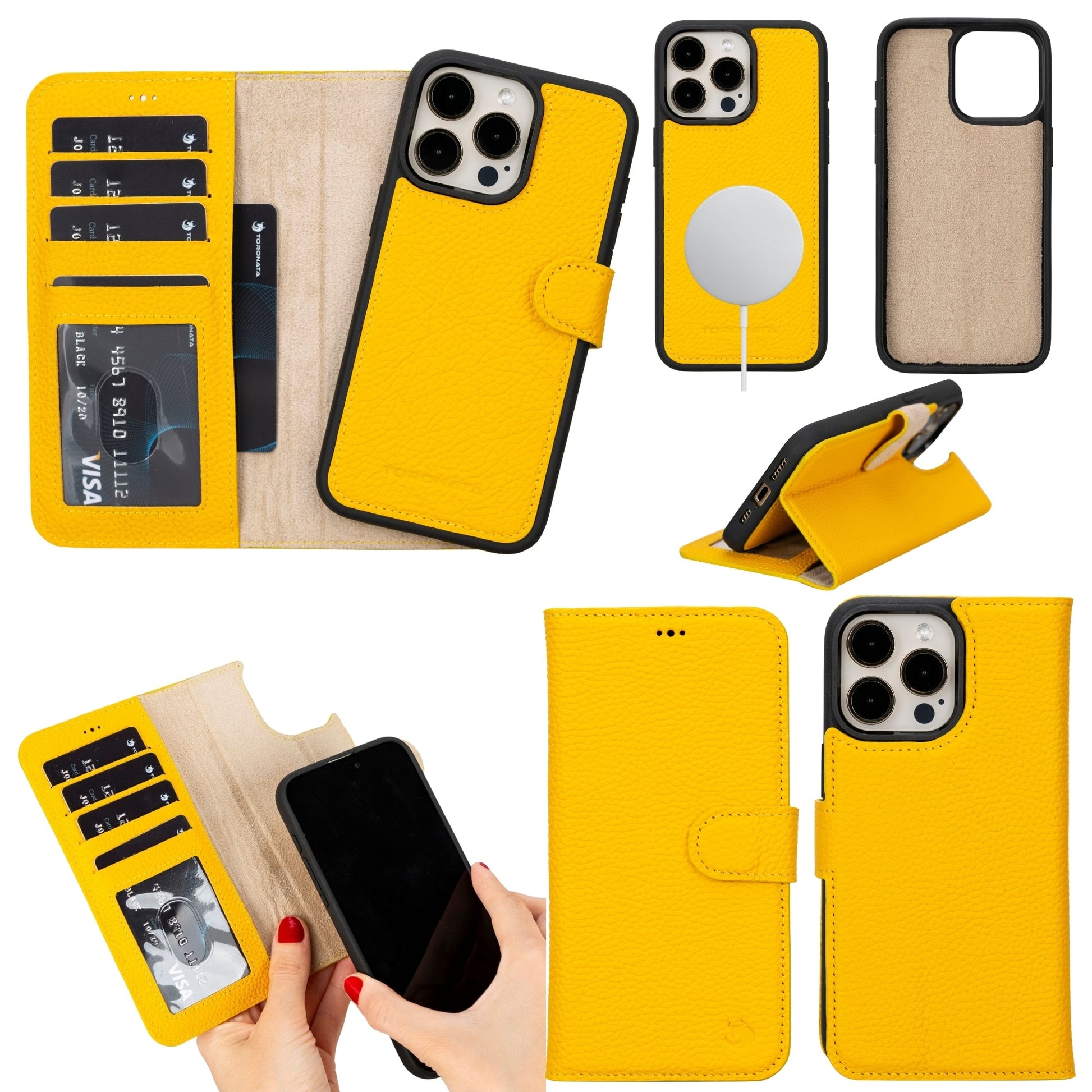 Casper Leather iPhone 14 Pro Max Wallet Case | MagSafe-11