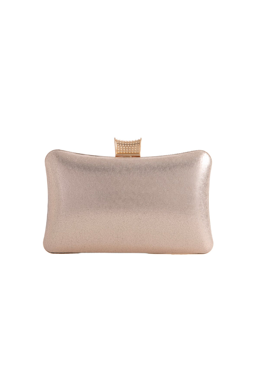 Champagne Diamante Clutch Bag-2