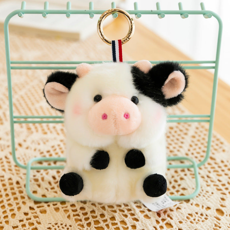 Adorable Plush Animal Keychain Pendants-4
