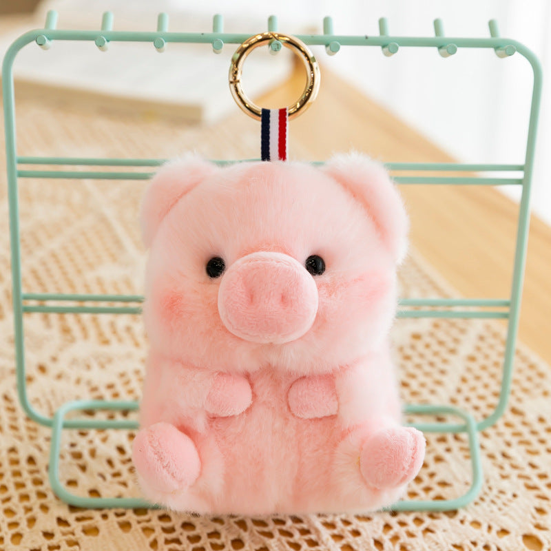 Adorable Plush Animal Keychain Pendants-8