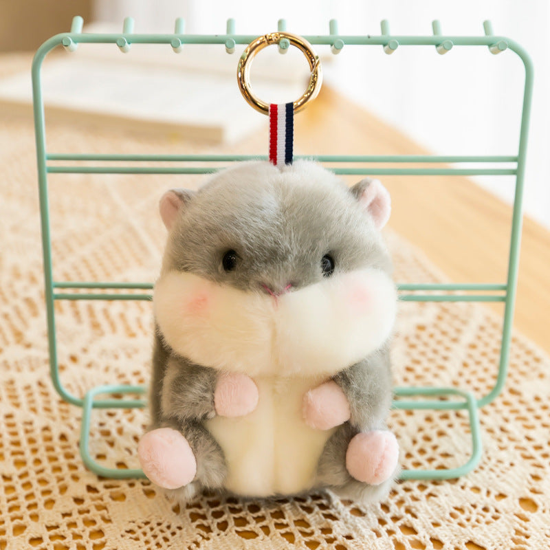 Adorable Plush Animal Keychain Pendants-6