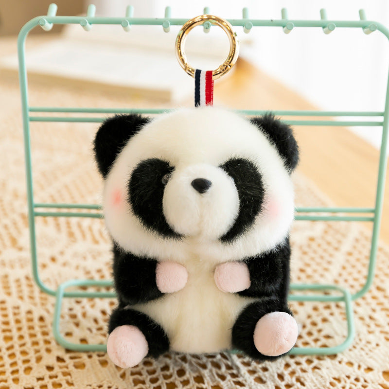 Adorable Plush Animal Keychain Pendants-7