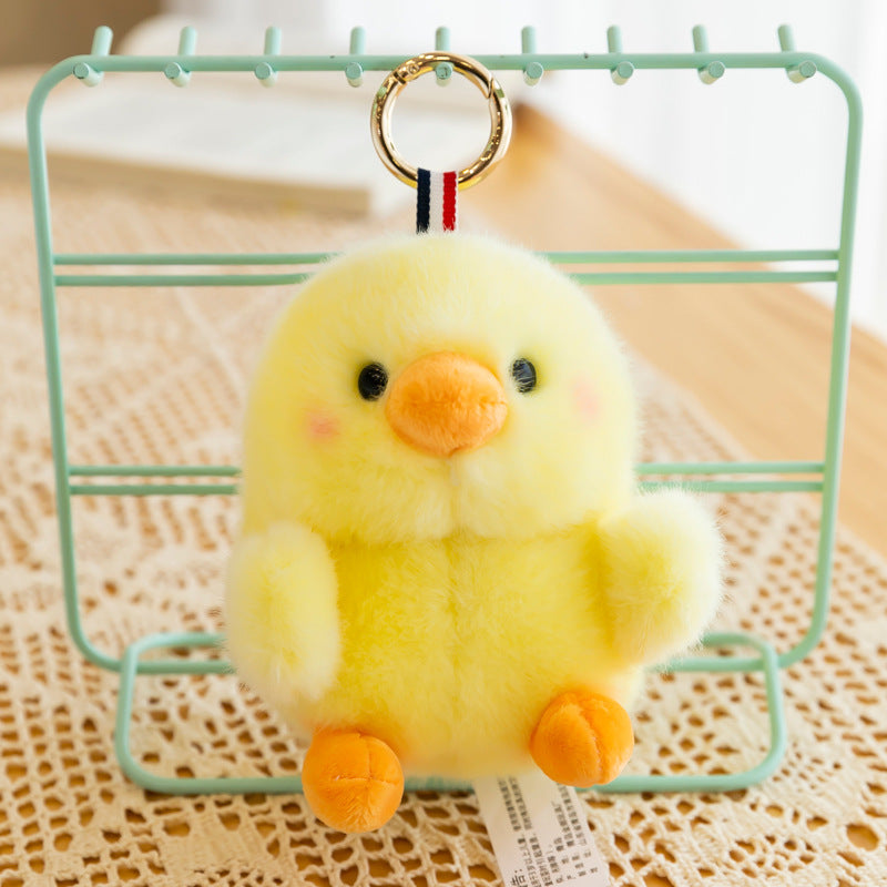 Adorable Plush Animal Keychain Pendants-5