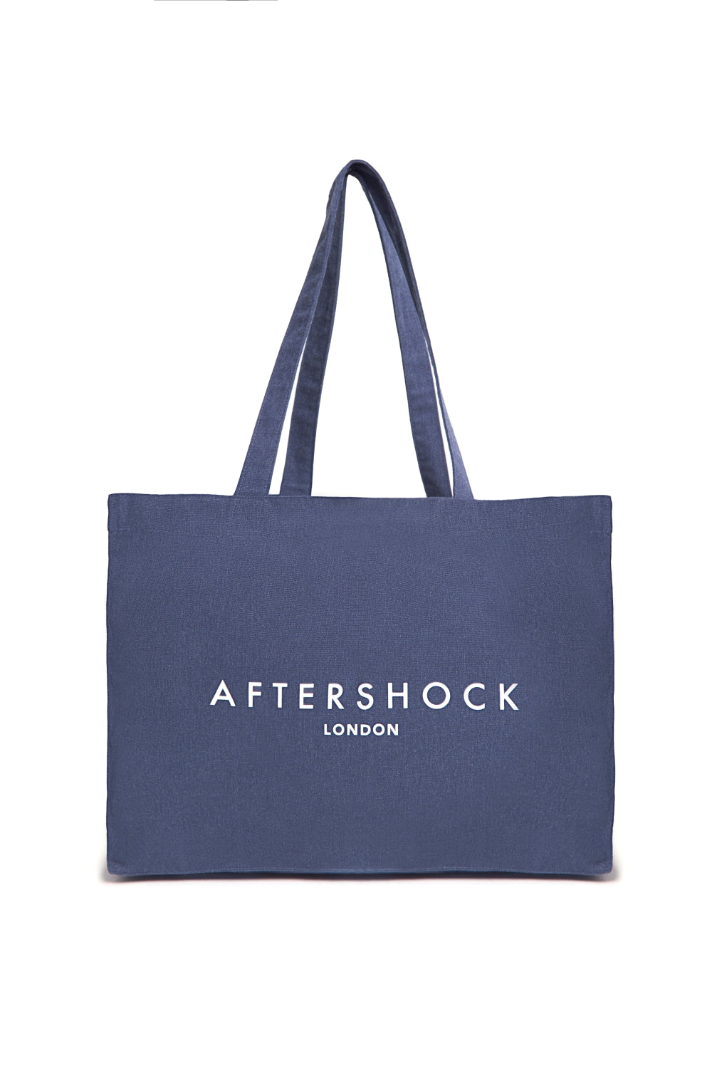 Navy Logo Canvas Tote Bag-2