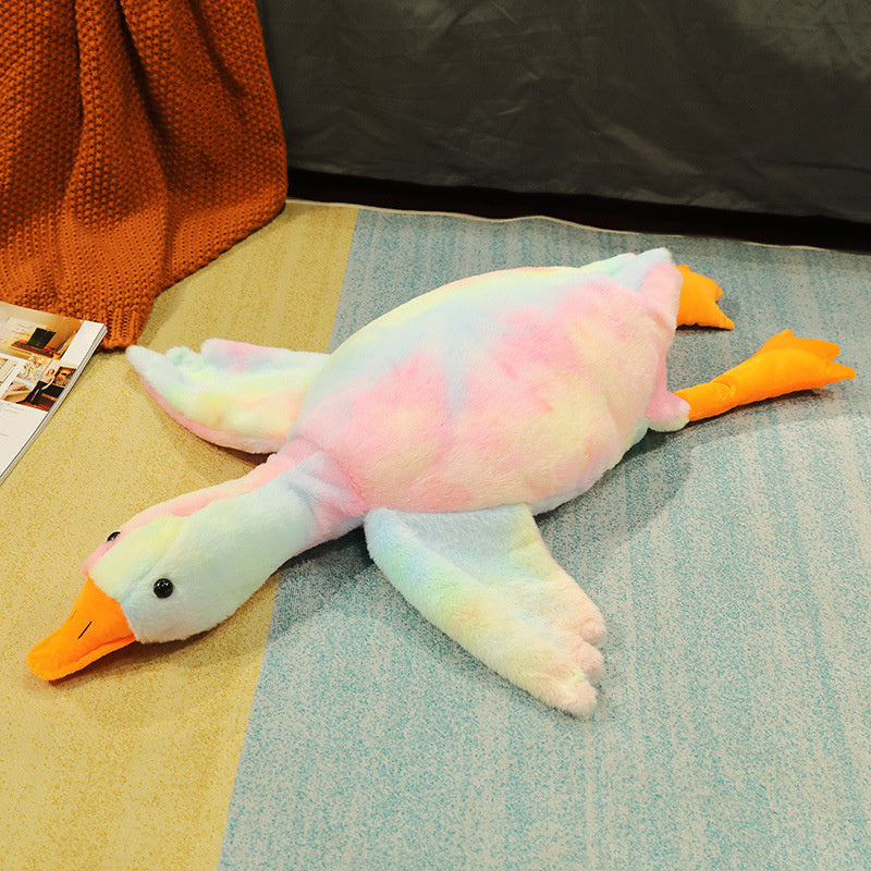 Big White Goose Doll Pillow Sleeping Plush Toy-1