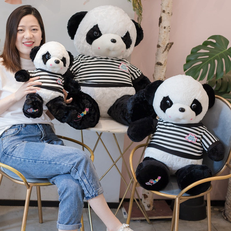 Black & White Panda Plush Toy-1