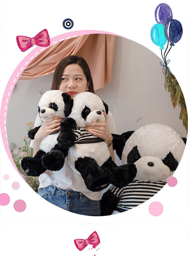 Black & White Panda Plush Toy-2