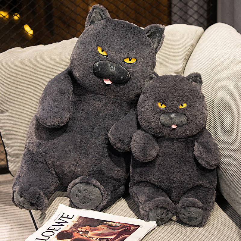 British Shorthair Blue Cat Plush Stuffed Toy-2