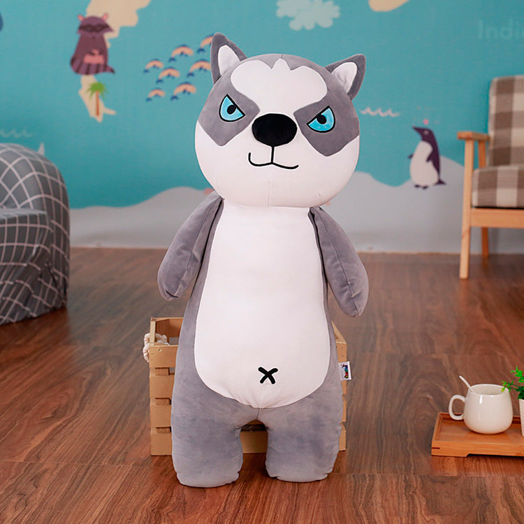 Bulldog & Husky Plush Toys-5
