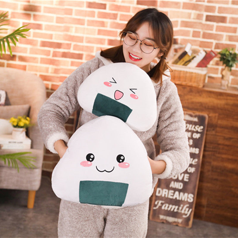 Cartoon Anime Rice Ball Plush Toy-3