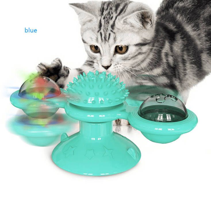 Cat Rotating Windmill Interactive Toy-6