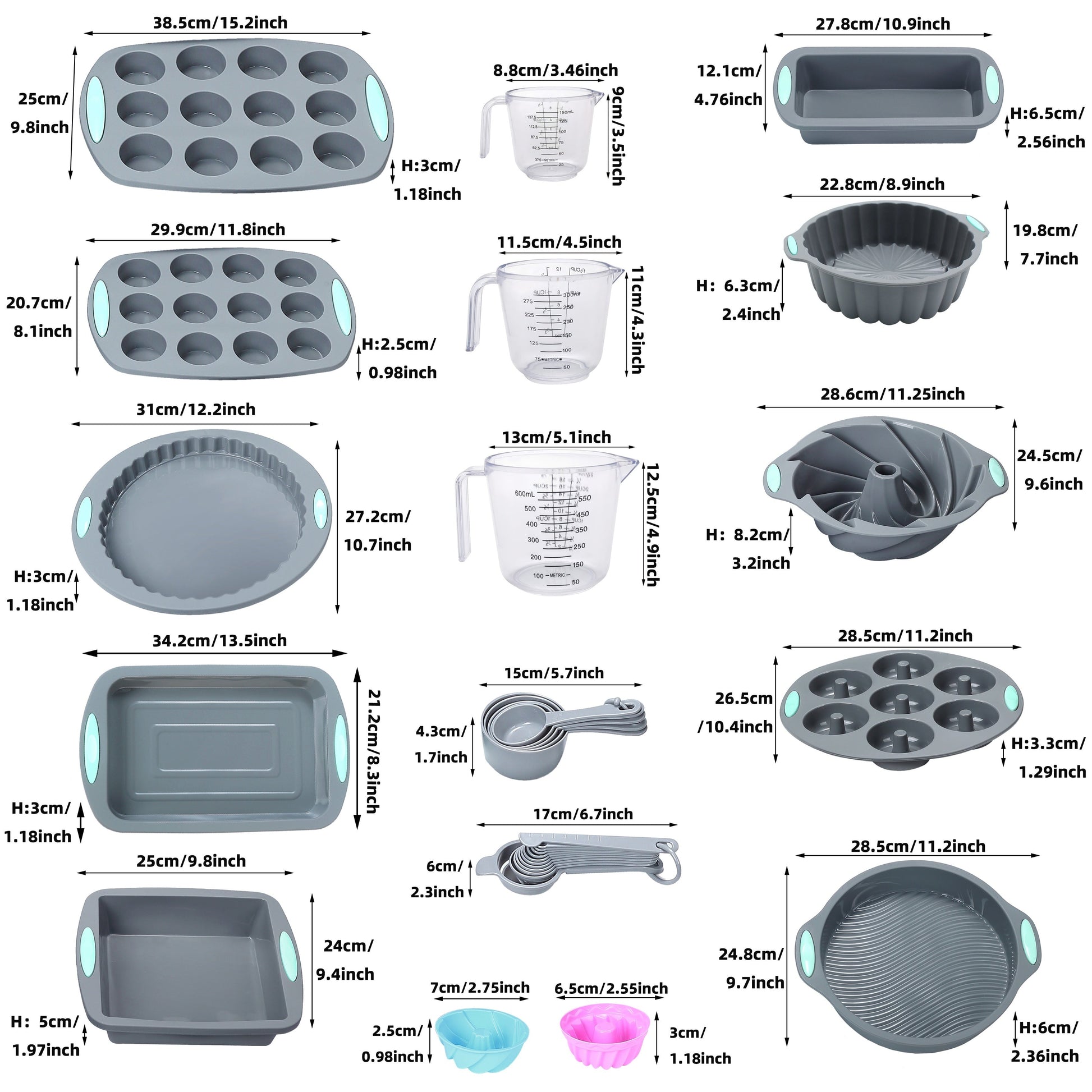 Complete Silicone Baking Set-3