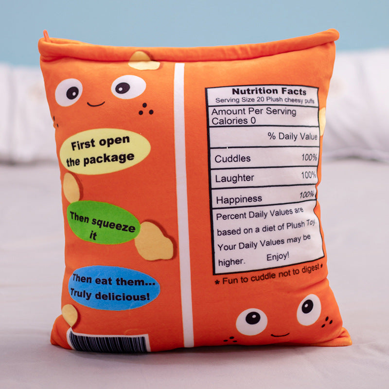 Cuddly Snack-Shaped Plush Figures-1
