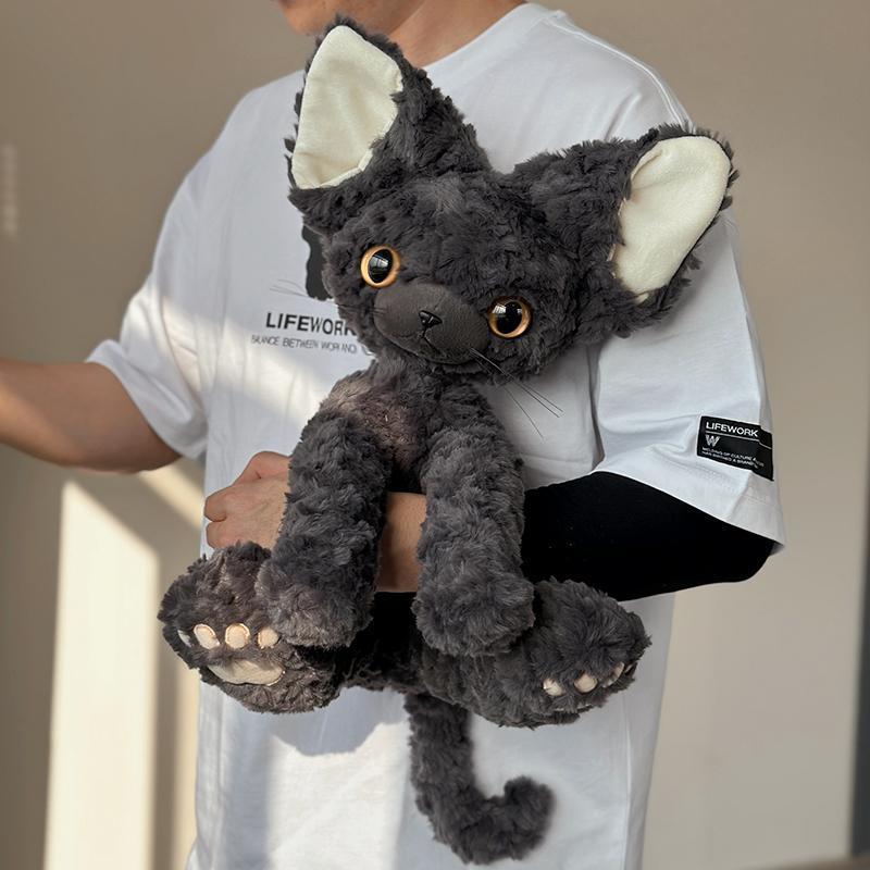 Curly German Cat Plush Toy-3