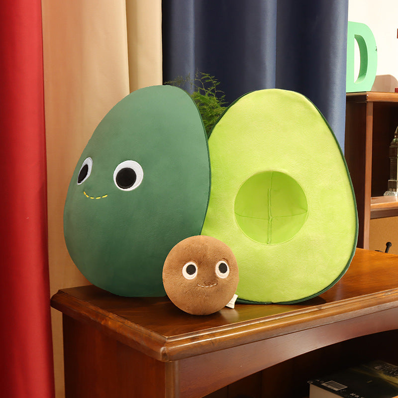 Cute Fruit Avocado Plush Toy-0