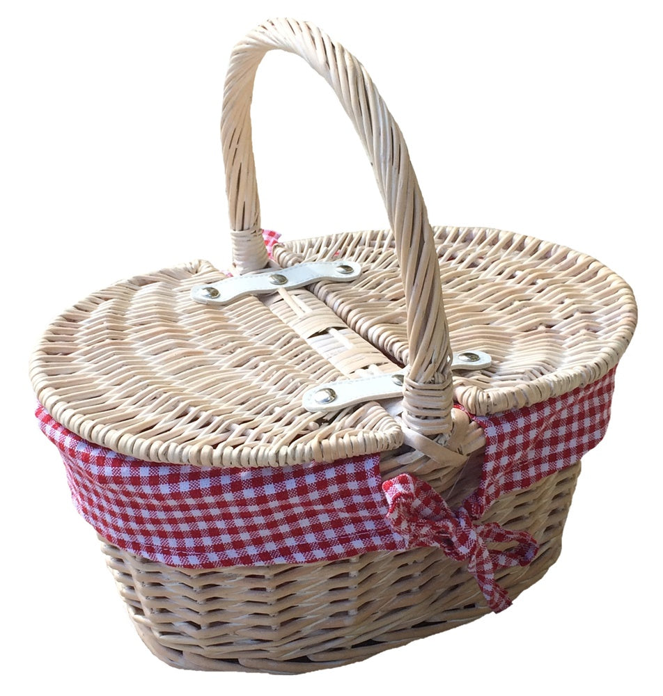 Childs White Wash Butterfly Lidded Wicker Basket-3