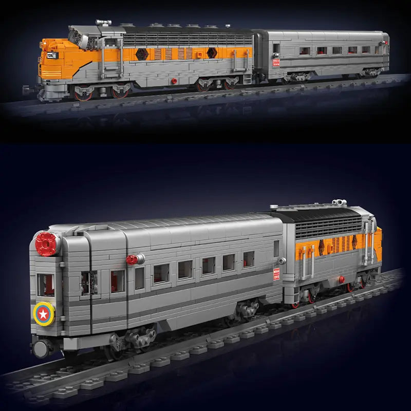 EMD F7 LOCOMOTIVE 1540PCS-1