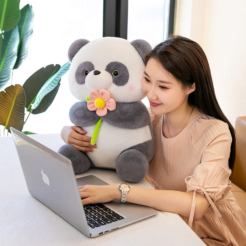 Flower Panda Plush Toy Collection-2