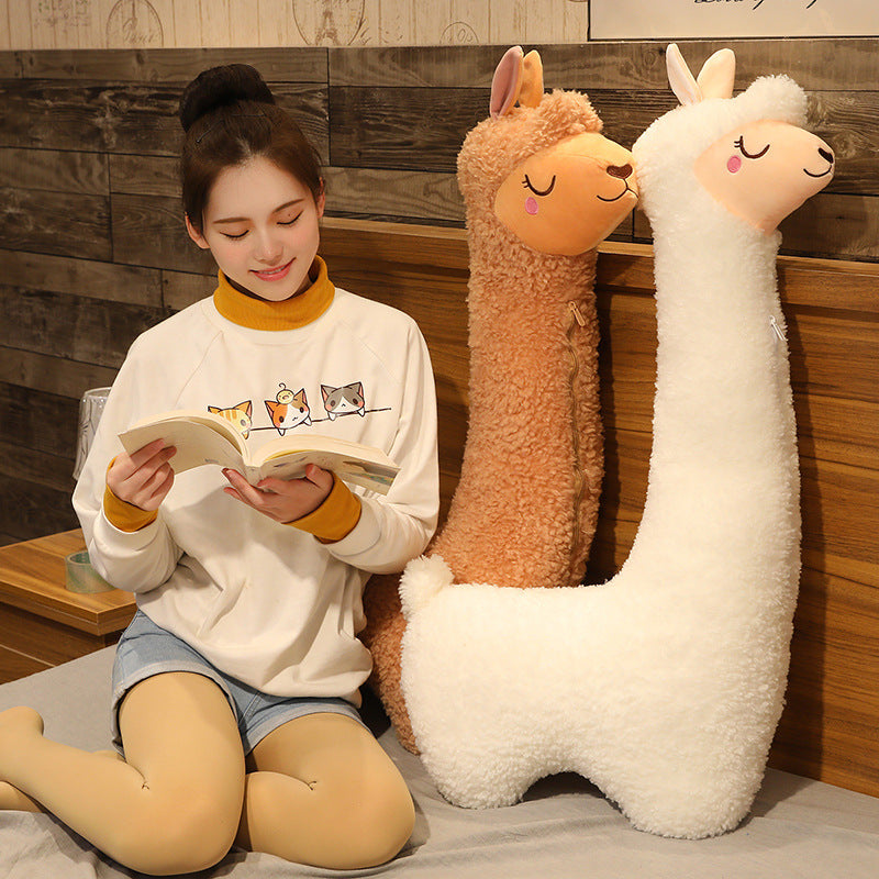 Girl Sleeping Pillow Large Plush Toy-0