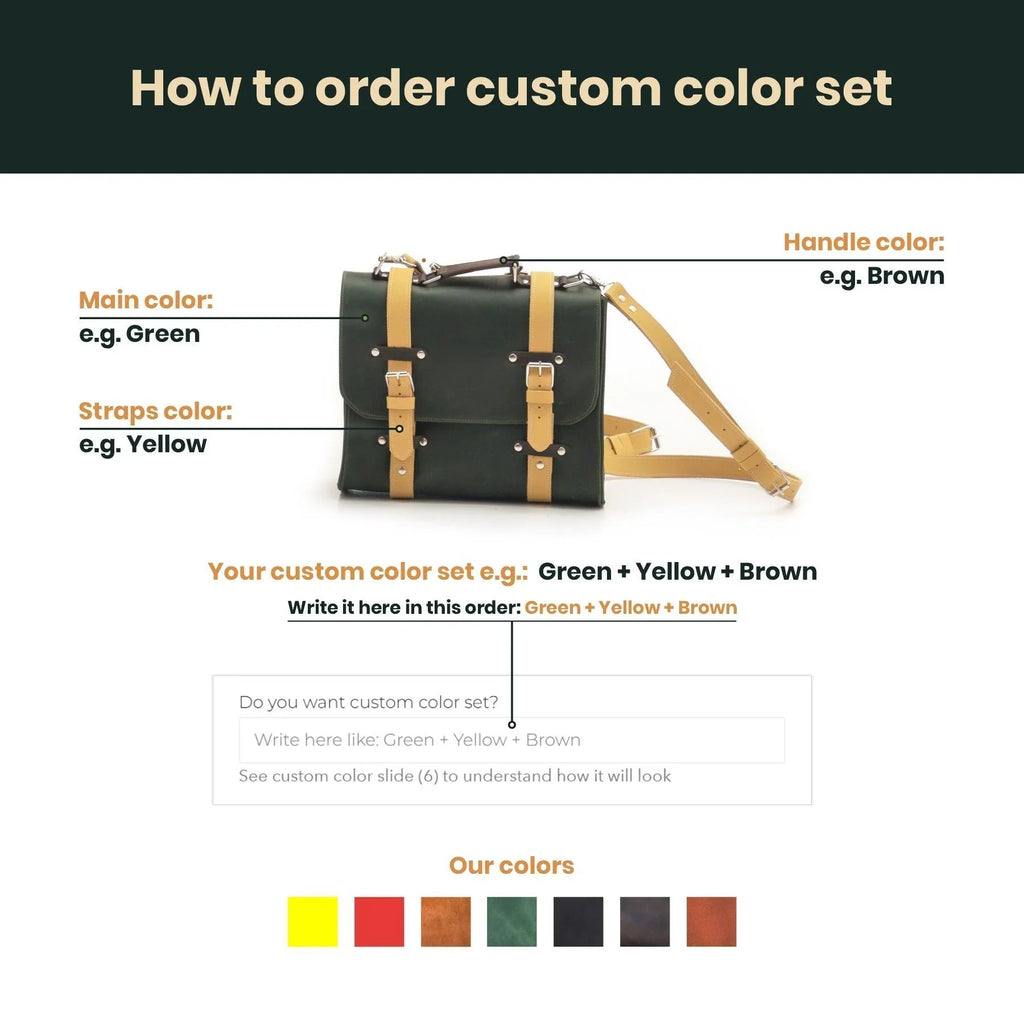 Genuine Leather Briefcase Bag Lora | Women's Work Bag-4