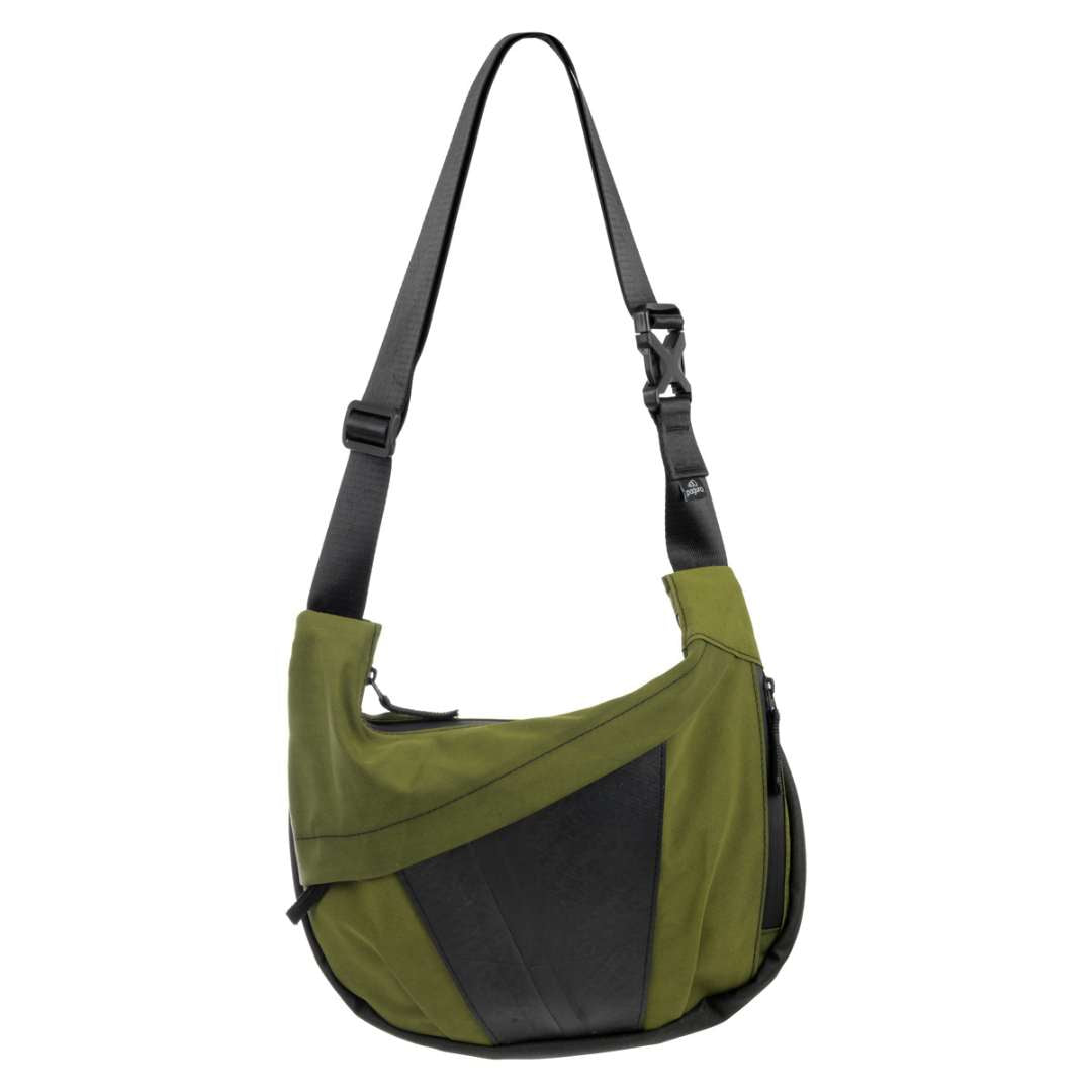 Jalan Upcycled Crossbody Sling Hobo Bag-3
