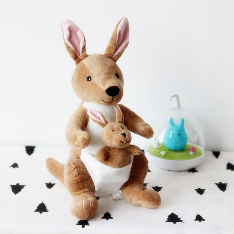 Kangaroo Plush Dolls for Kids: Mother and Child Set-2