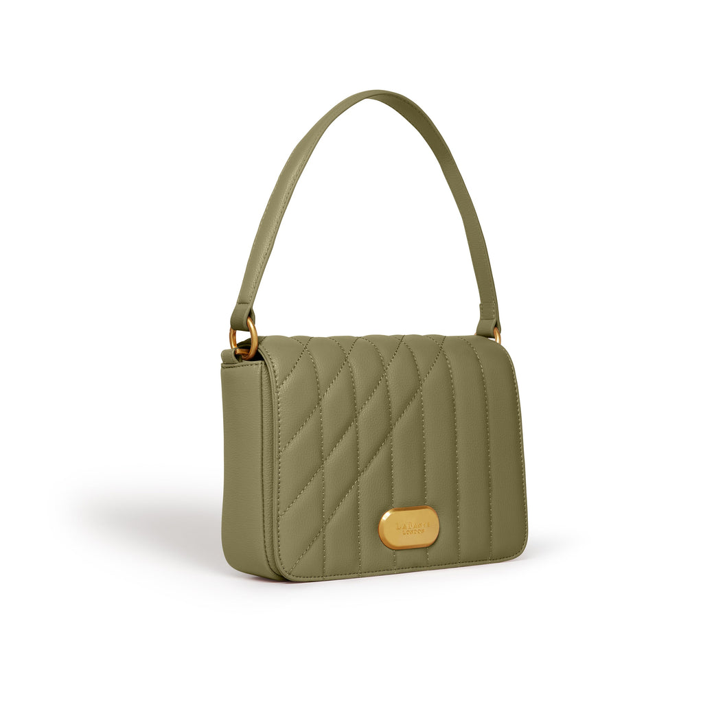 Iris Shoulder Bag in Green-3
