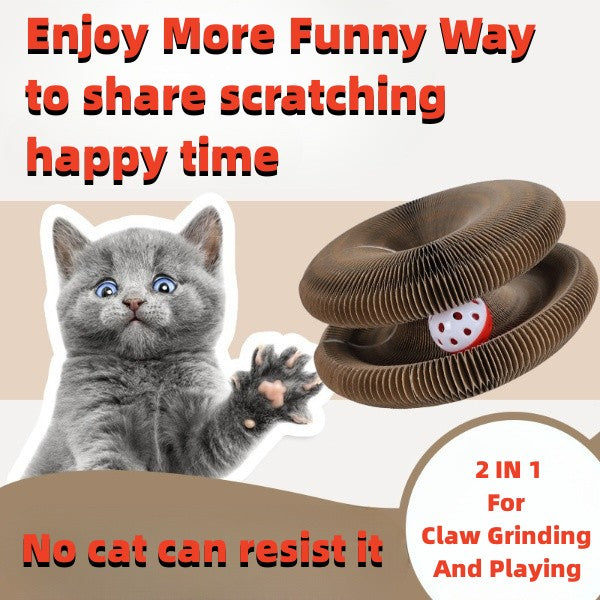 Magic Organ Foldable Cat Scratch Board Toy-1