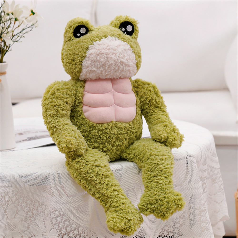 Muscle Frog Plush Toy-1