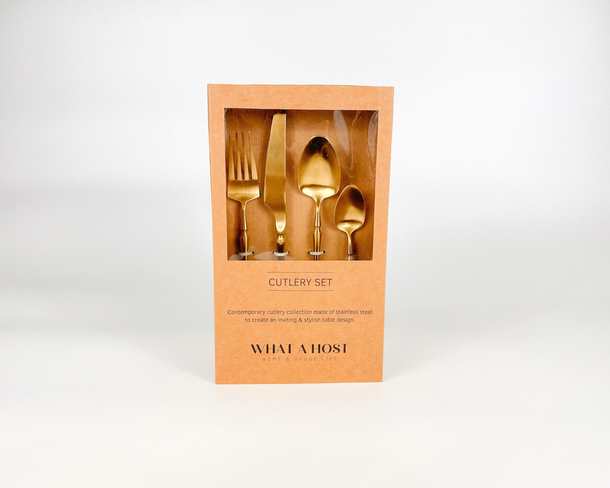 Paris Gold Stainless Steel Cutlery Sets x16/24 pieces-2