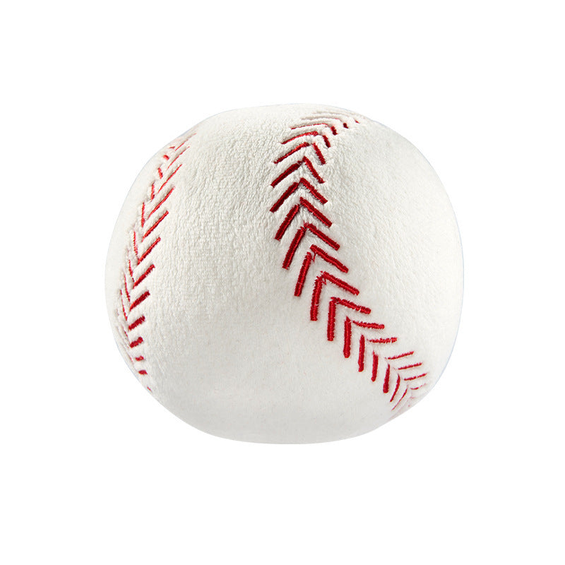 Plush Olive Ball Shape Rugby Simulation Toy-3