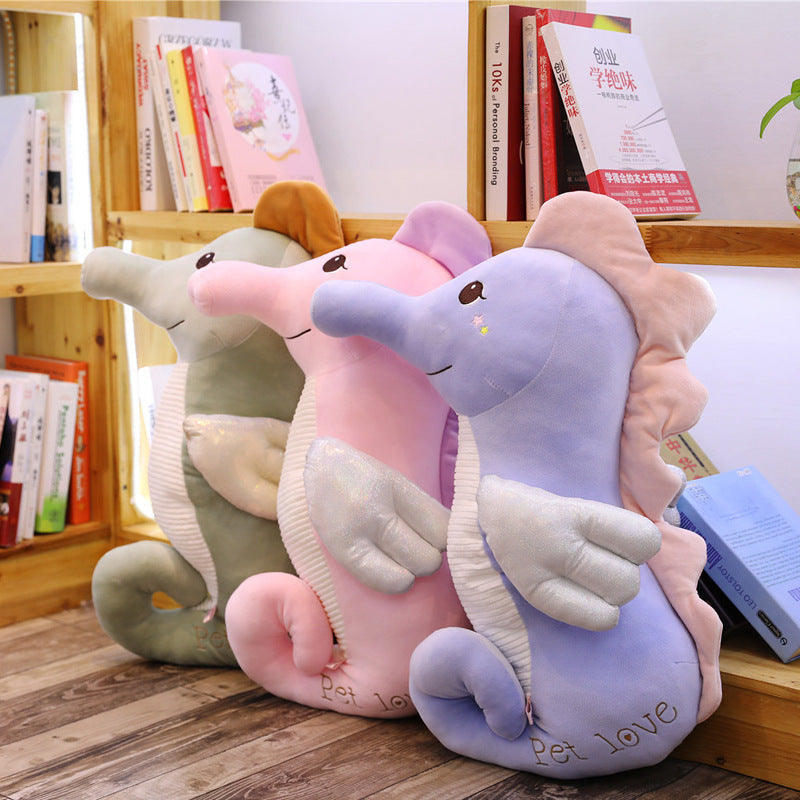 Seahorse Plush Doll Pillow-0