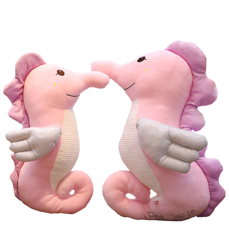 Seahorse Plush Doll Pillow-1