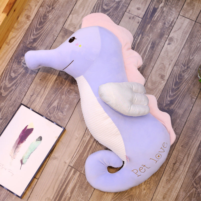 Seahorse Plush Doll Pillow-4