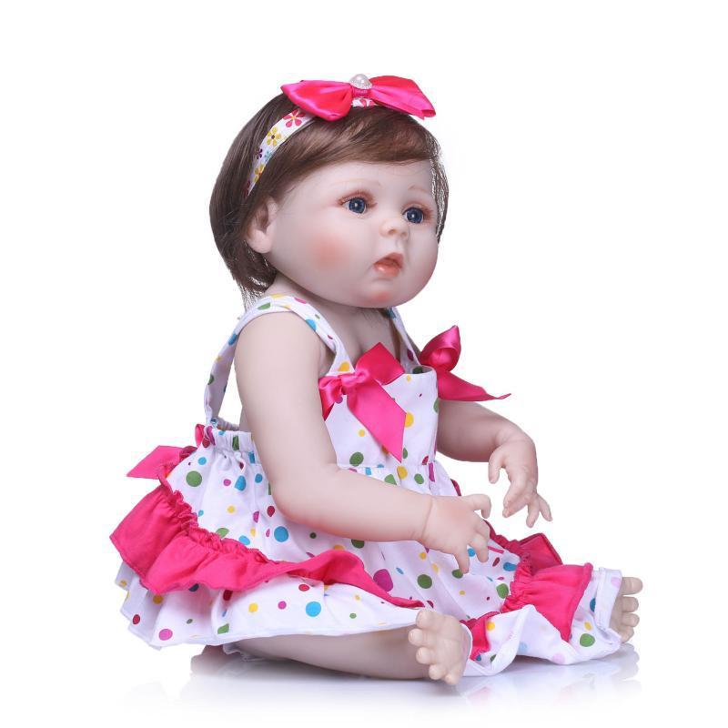 Simulation Baby Toys Cute Female Baby-1