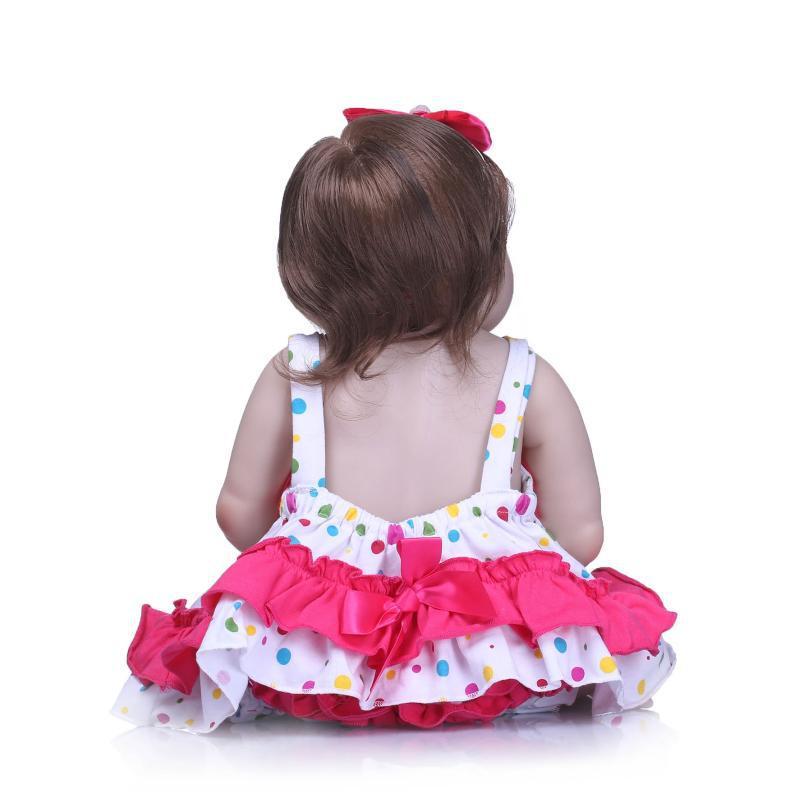 Simulation Baby Toys Cute Female Baby-2