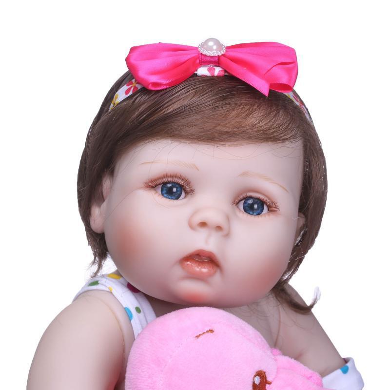 Simulation Baby Toys Cute Female Baby-3