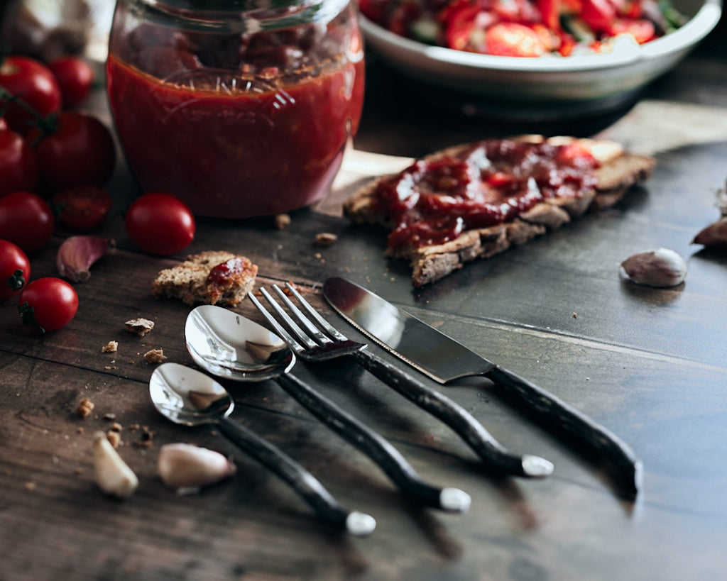Seville Silver Stainless Steel Rustic Cutlery Set-1