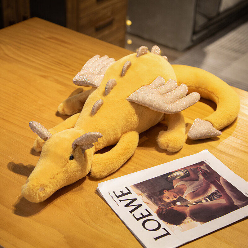 Stuffed Dragon Plush Toy with Wings-4
