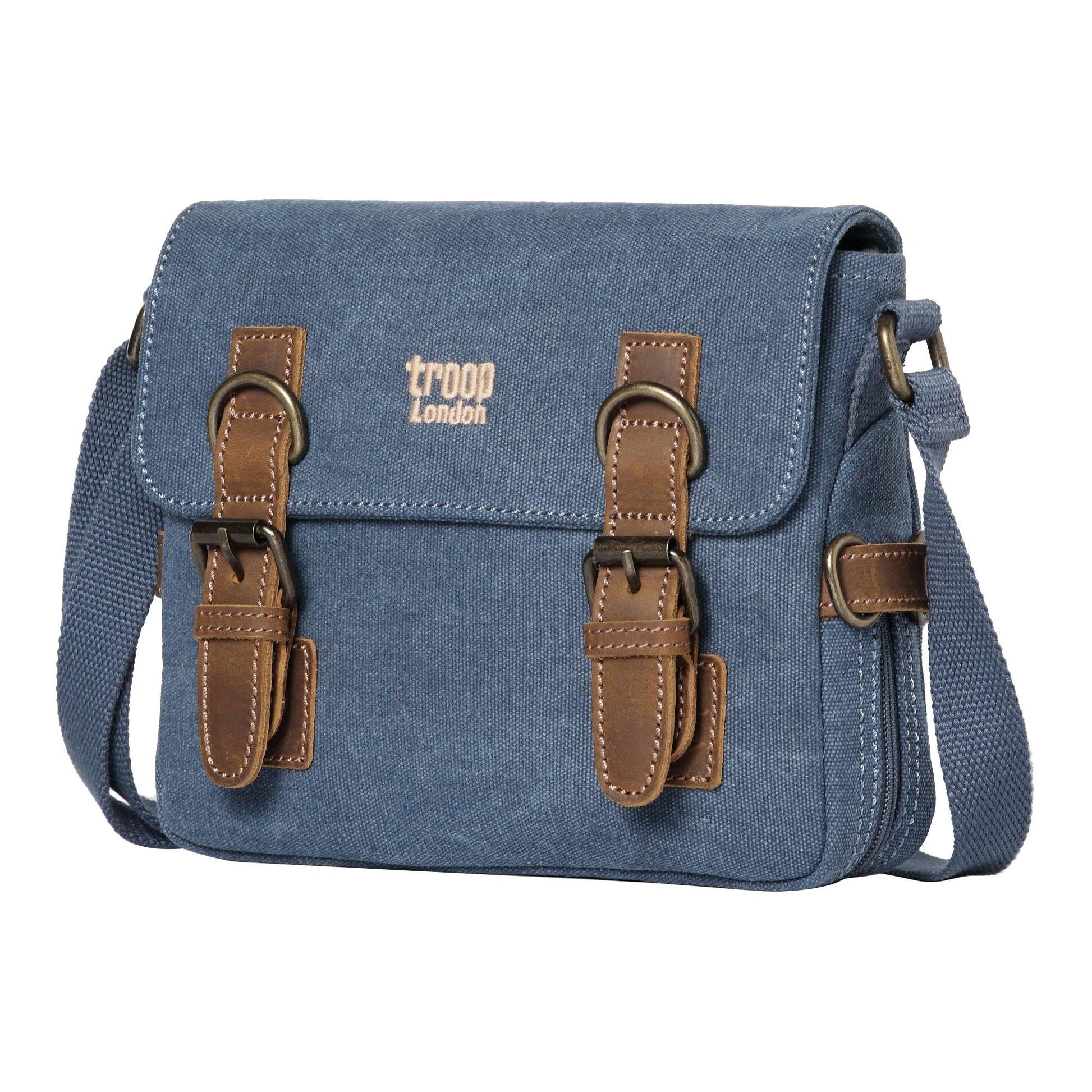 TRP0111 Troop London Classic Canvas Across Body Bag Travel Bag-1