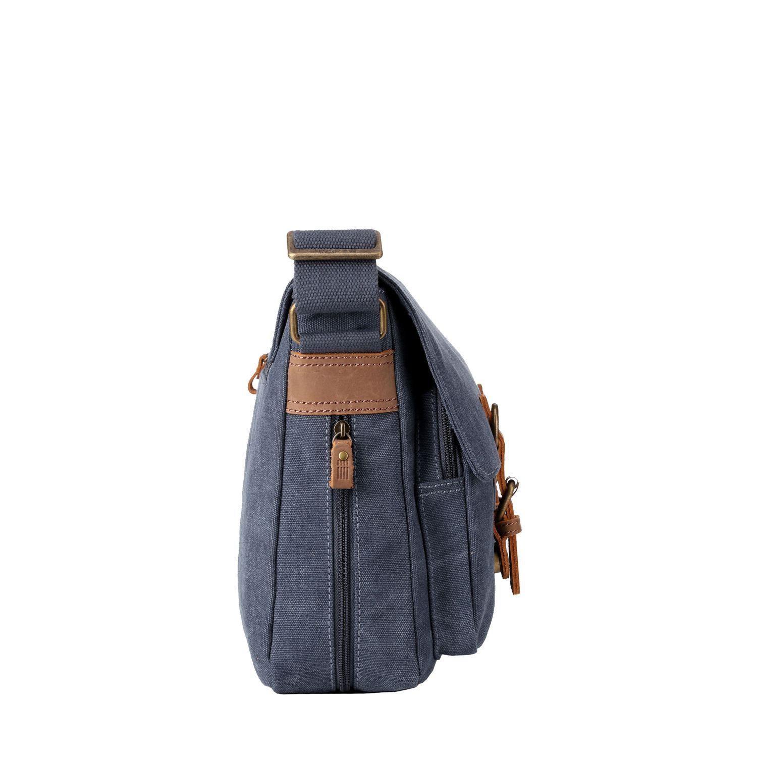 TRP0210 Troop London Classic Canvas Messenger Bag-4