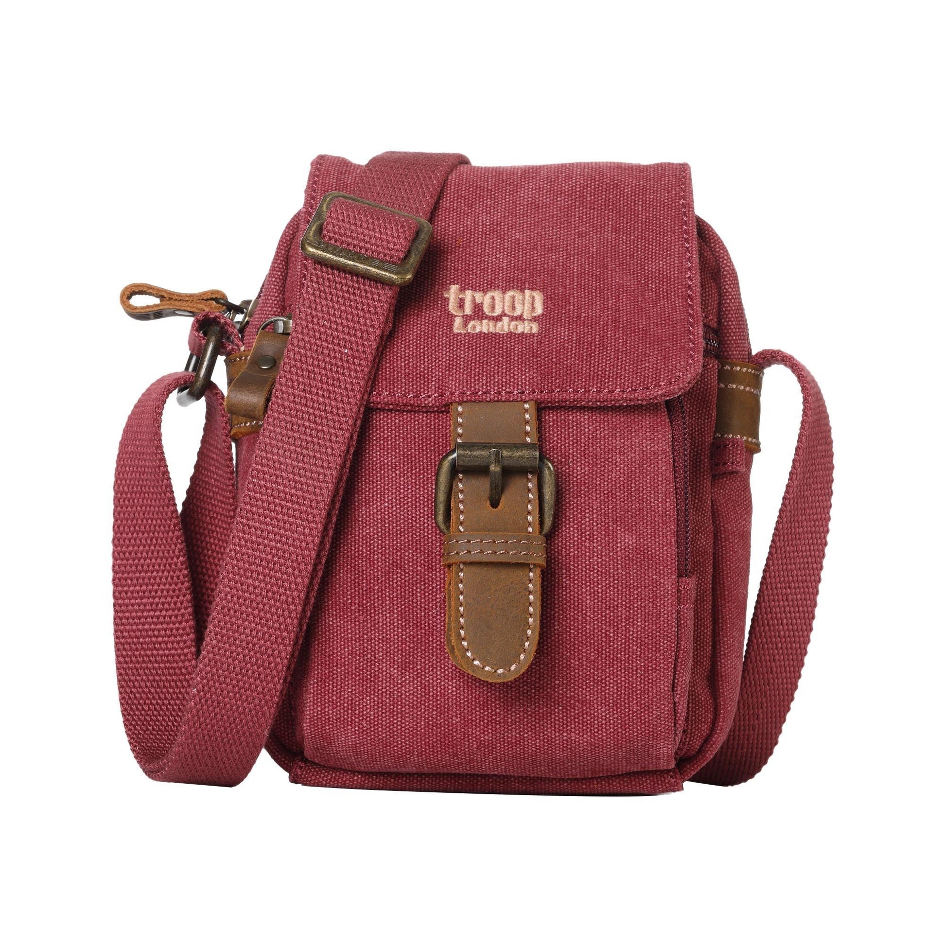 TRP0213 Troop London Classic Canvas Across Body Bag-7