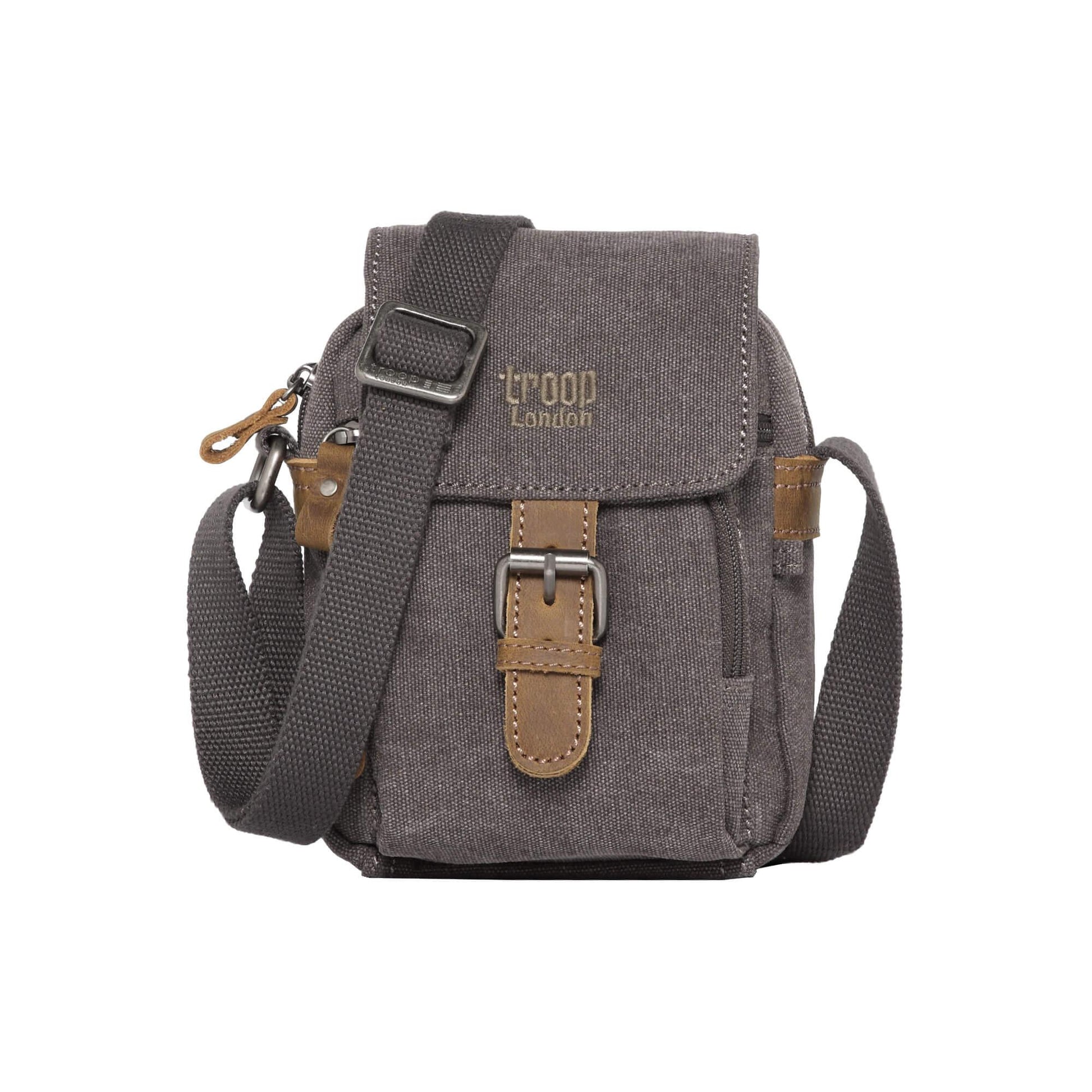 TRP0213 Troop London Classic Canvas Across Body Bag-5